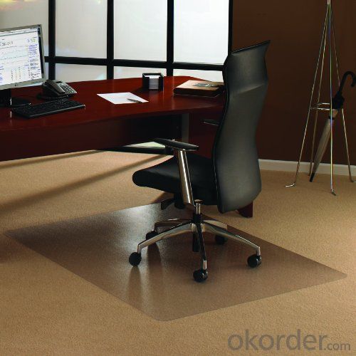 Frosted clear color PC Chair Mat for Protect Floor