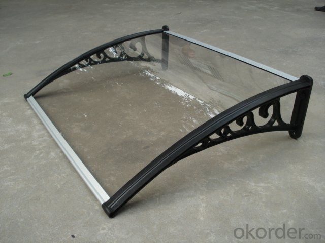 DIY UV protective Polycarbonate Awning for door or window