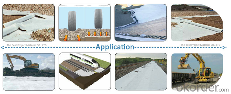 Plastic Woven Geotextile for Dam with CE