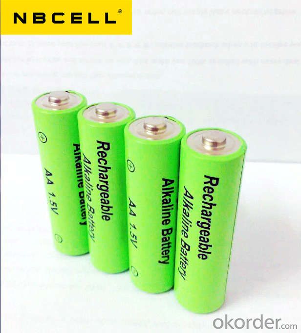 1.5V Rechargeable alkaline battery AA LR6 - Okorder.com