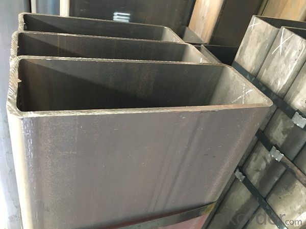 Welding square tube with hot construction