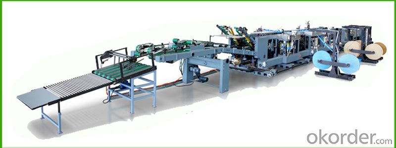 High Speed Paper Bag Making Machine with Flexo Printing