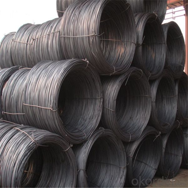Hot rolled steel wire rod in coils low carbon