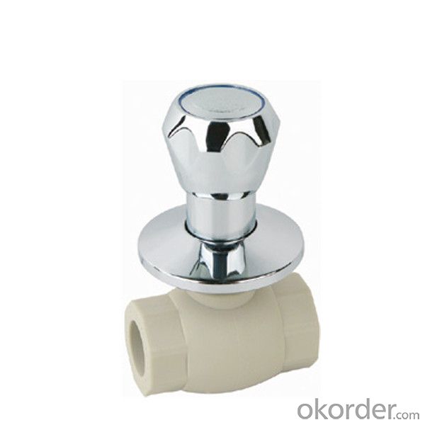 F7 type PPR single female threaded luxurious ball valve with brass ball