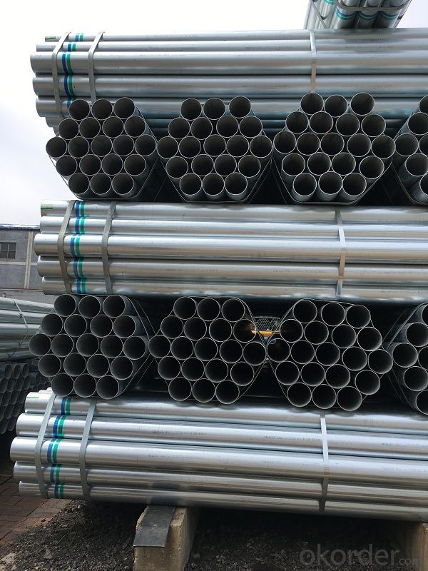 Hot dip galvanized welded steel pipe for petroleum machinery
