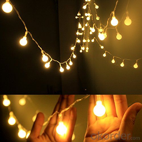 Outdoor G40 Incandescent Globe Bulb Patio Light String Fancy String Light for Holiday Decoration