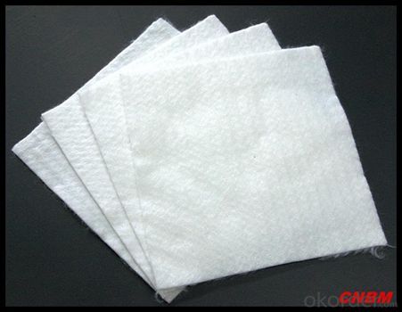 White Isolation Non-woven Geotextile Fabric For Road ,Costom Size