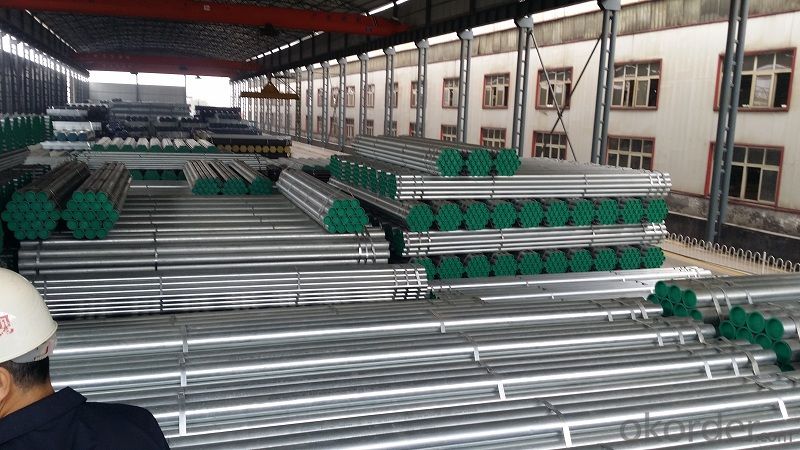 Galvanized welded steel pipe for metallurgical machinery