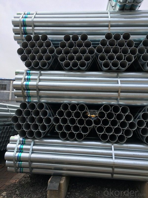 Galvanized welded steel pipe for decoration