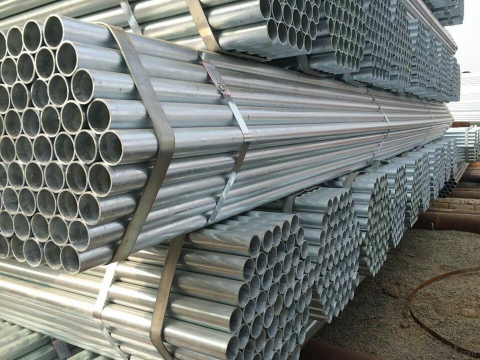 Galvanized steel tubes for various medium and low pressure fluids