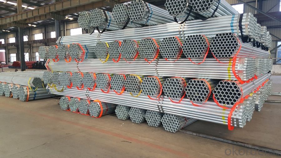 Galvanized welded steel pipe for engineering structure