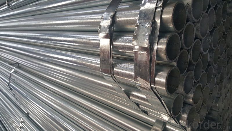 Galvanized welded steel tubes for mechanical equipment