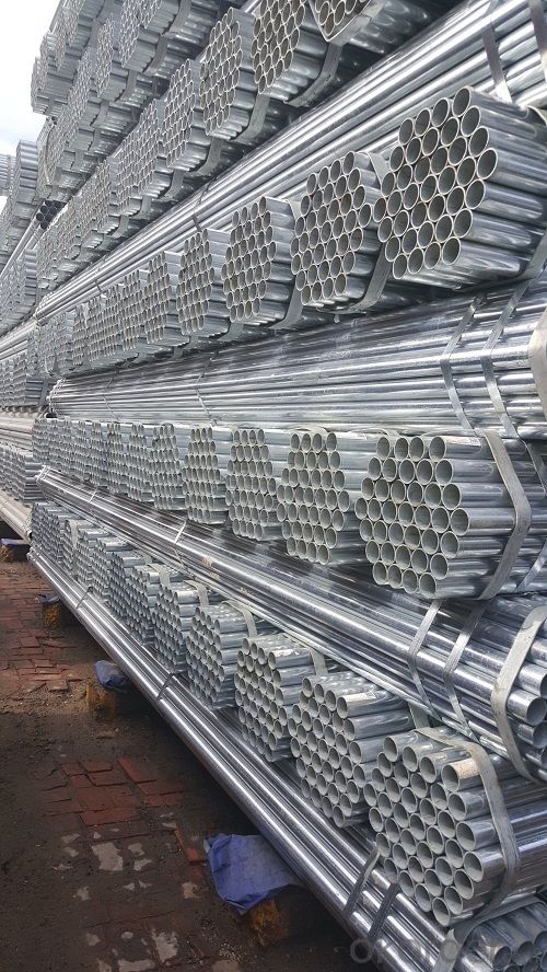 Galvanized welded steel tubes for equipment