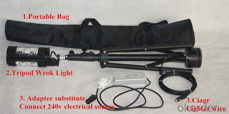 China factory Remote area lighting system  120W work light  AC/DC charger for industry 5JG-835