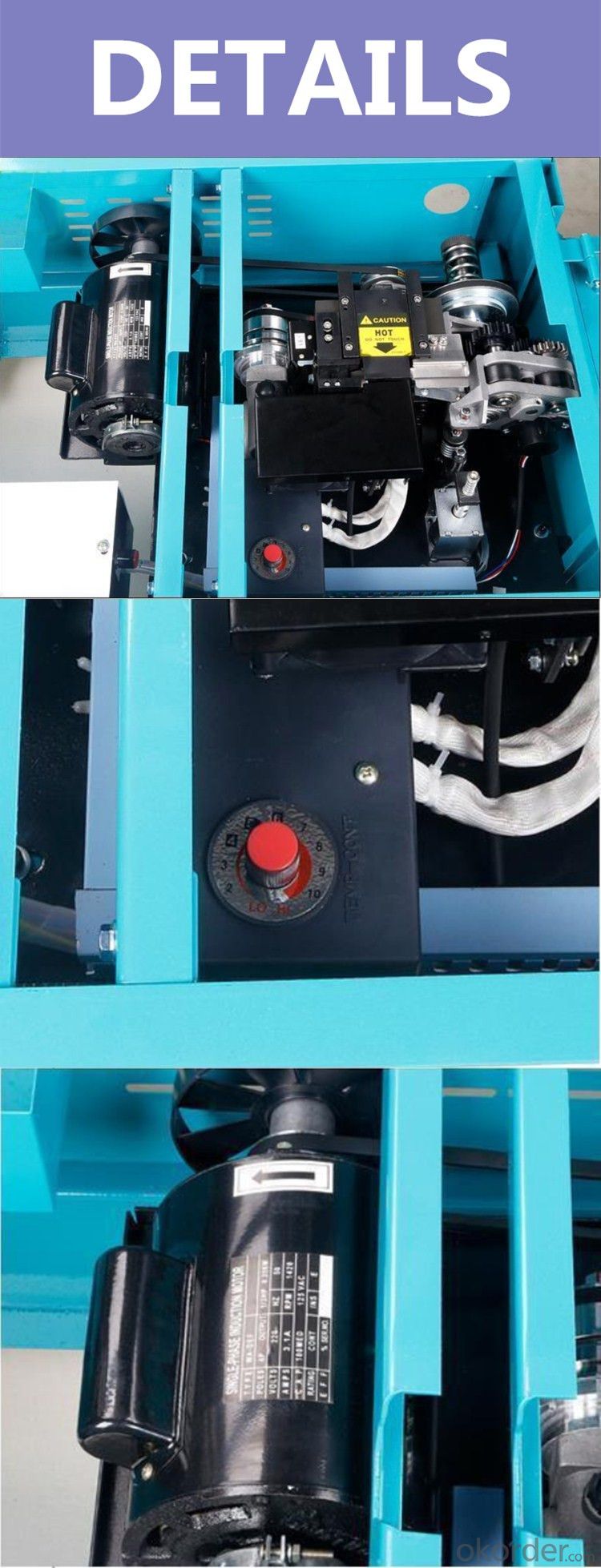 High quality semi- automatic carton pp strapping machine