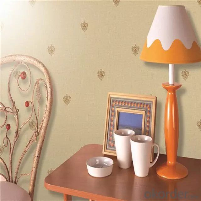 Silk 3D PVC Wallpaper For Walls Made In China