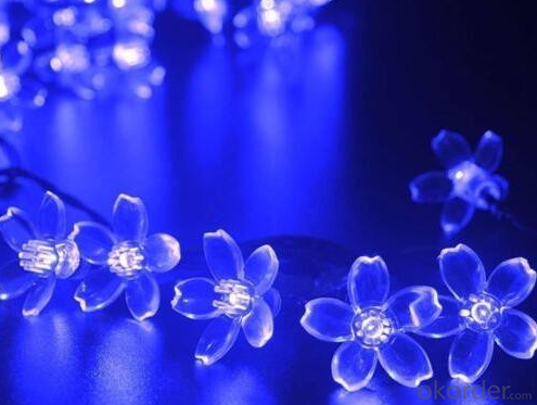 New LED White Sakura Solar String Lights Garden Party Christmas Outdoor