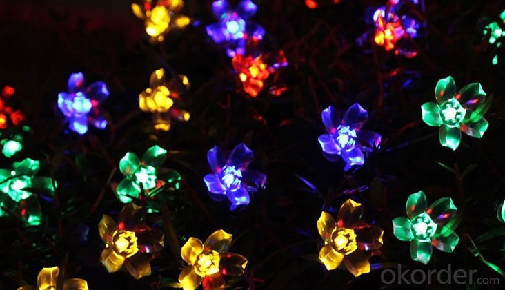 New LED White Sakura Solar String Lights Garden Party Christmas Outdoor