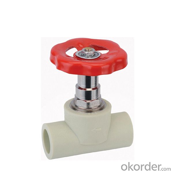 PP-R  Heavy stop  valve with  SPT   Brand