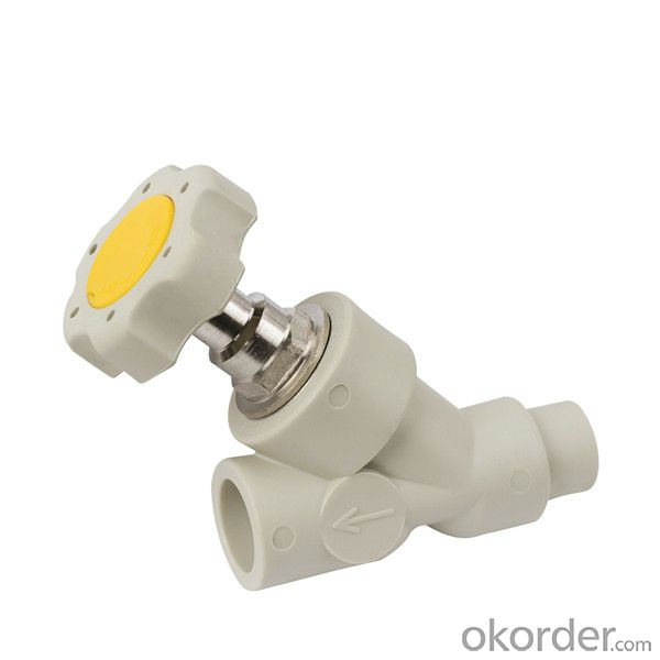 Y  type  stop valve-male with  SPT  Brand