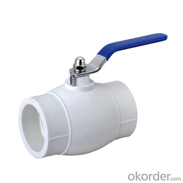 PP-R  ball  valve  with   steel   ball