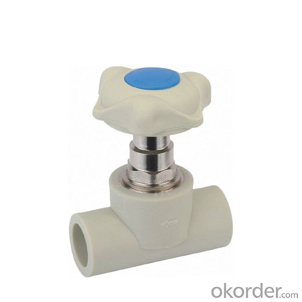 PP-R  Heavy  stop valve   with  SPT Brand