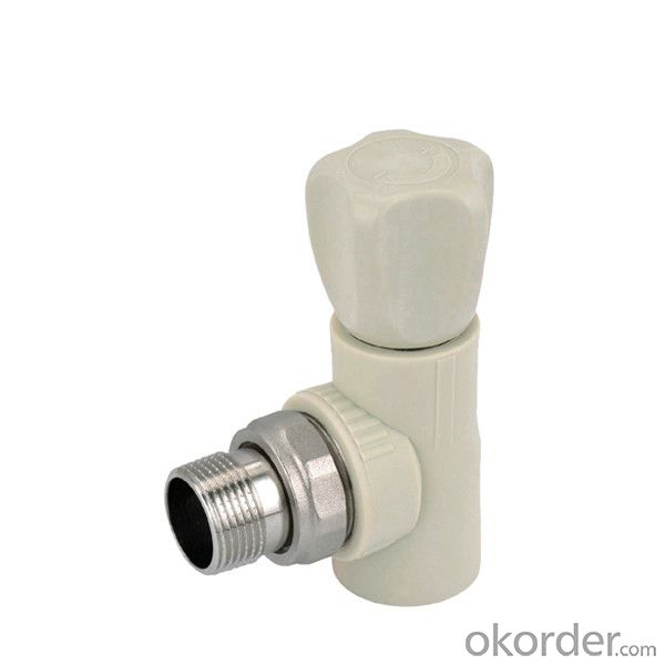 PP-R  stop valve with elbow with SPT Brand