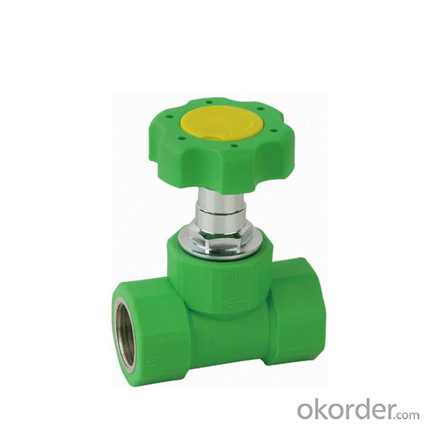Beauty   appearance of PP-R double fenale threaded stop valve