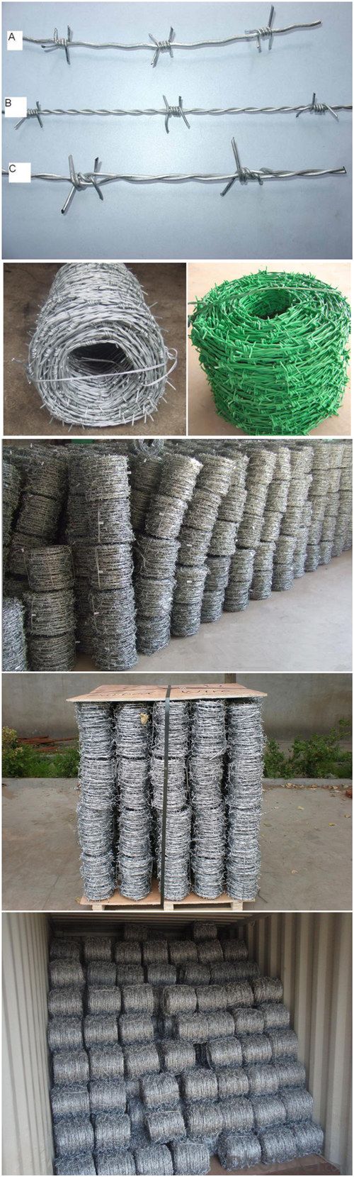 China Manufacturer of Galvanized Barbed Wire