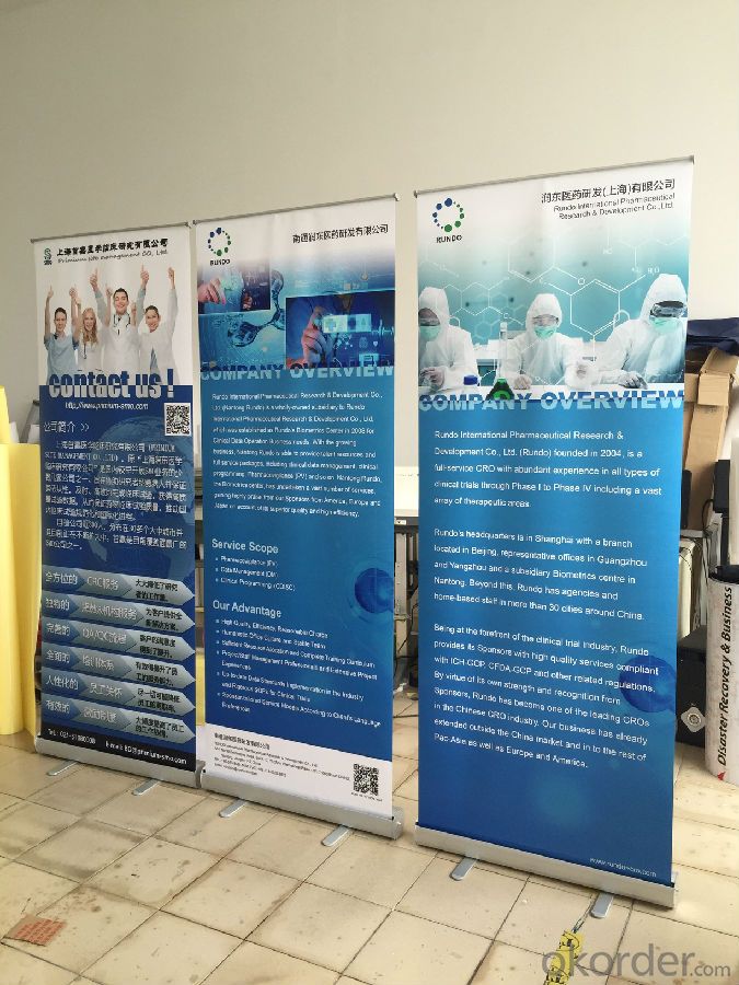 BST1-3 80*200CM roll up banner stand /pull up banner stand /roll up display stand