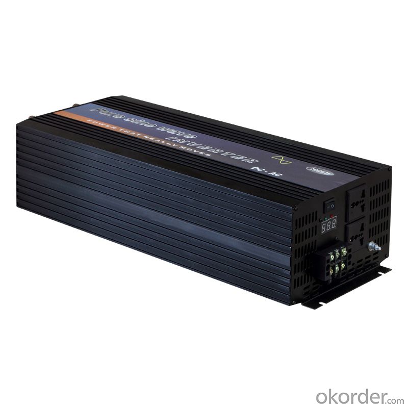 300W Pure Sine Wave DC to AC Power Inverter with Charger