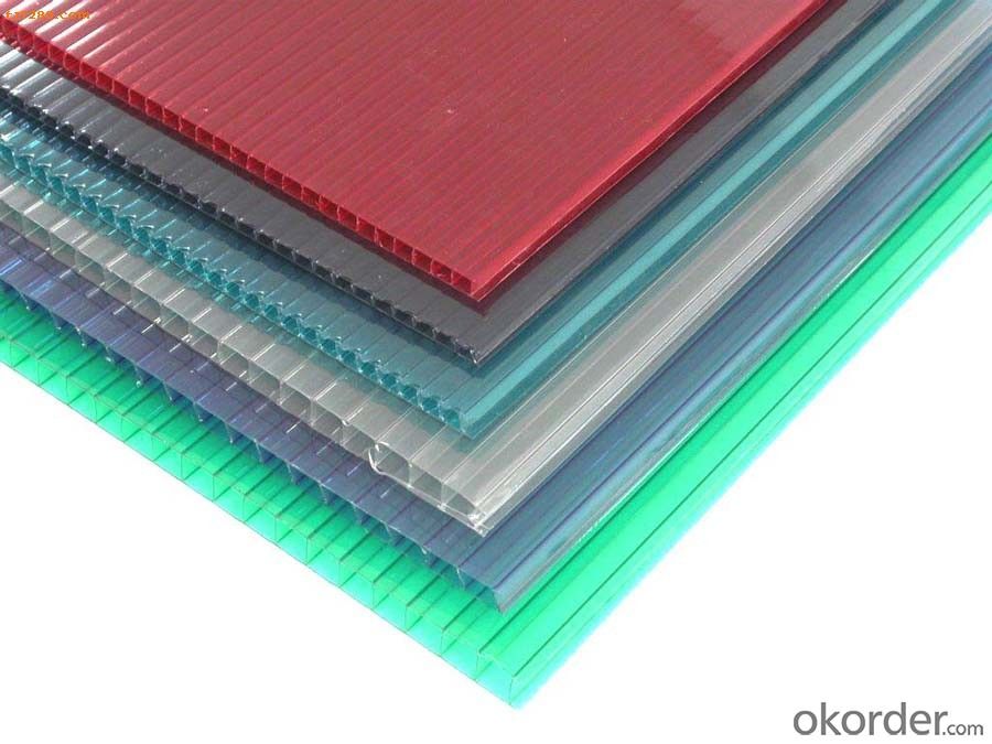 Colorful Polycabonate Hollow Sheet Series
