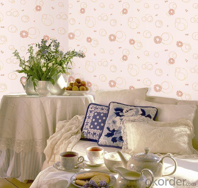 Flower Decorative Wallpaper For room Decoration Made In China