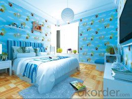 Chinese 3D PVC Wallpaper Natural Stone for children