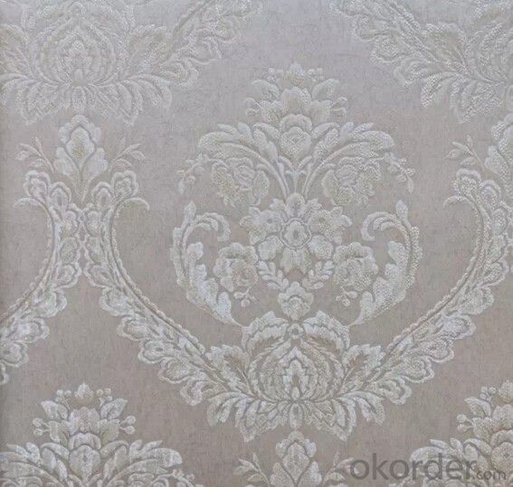 3D PVC Velvet Wallpaper Made In China With Good Quality
