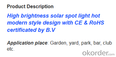 Garden Lighting Solar Power Top Quality Top Selling Good Design