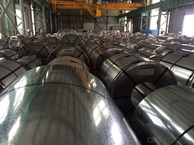 Galvanized Steel Coil 30-275g/m2 Hot Dipped Zinc Coating No Spangle