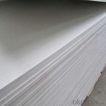1.0mm to 20mm White PVC Foam Board for Advertising printing and construction / Buiding materials