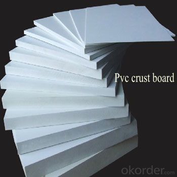 white/ black rigid high density 4x8 pvc foam board for advertising
