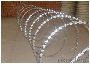 Galvanized Razor Barbed Wire / Barbed Wire