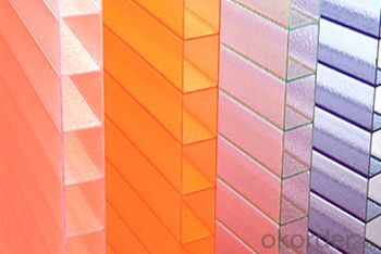 100% Lexan Lightweight PC Polycarbonate Hollow Sheet/plastic Building Materials
