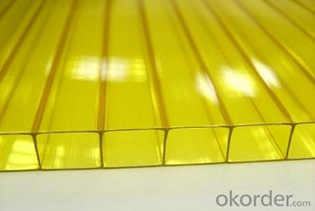 PC Hollow Polycarbonate Sheets for One Stop Gardens Greenhouse Parts