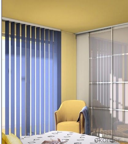 Home decor latest design motorized vertical blinds/ clear rigid outdoor vertical pvc blinds