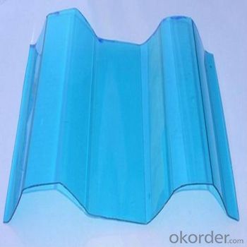 4mm Two wall Hollow Polycarbonate Sheet Greenhouse / Opal Hollow PCsheet/ Polycarbonate