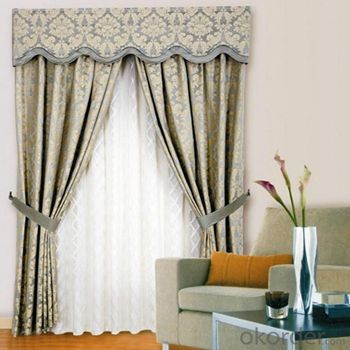 luxury blackout curtain with new design valance curtain pelmets curtain desgin
