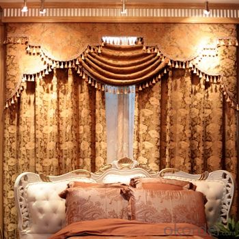luxury blackout curtain with new design valance curtain pelmets curtain desgin