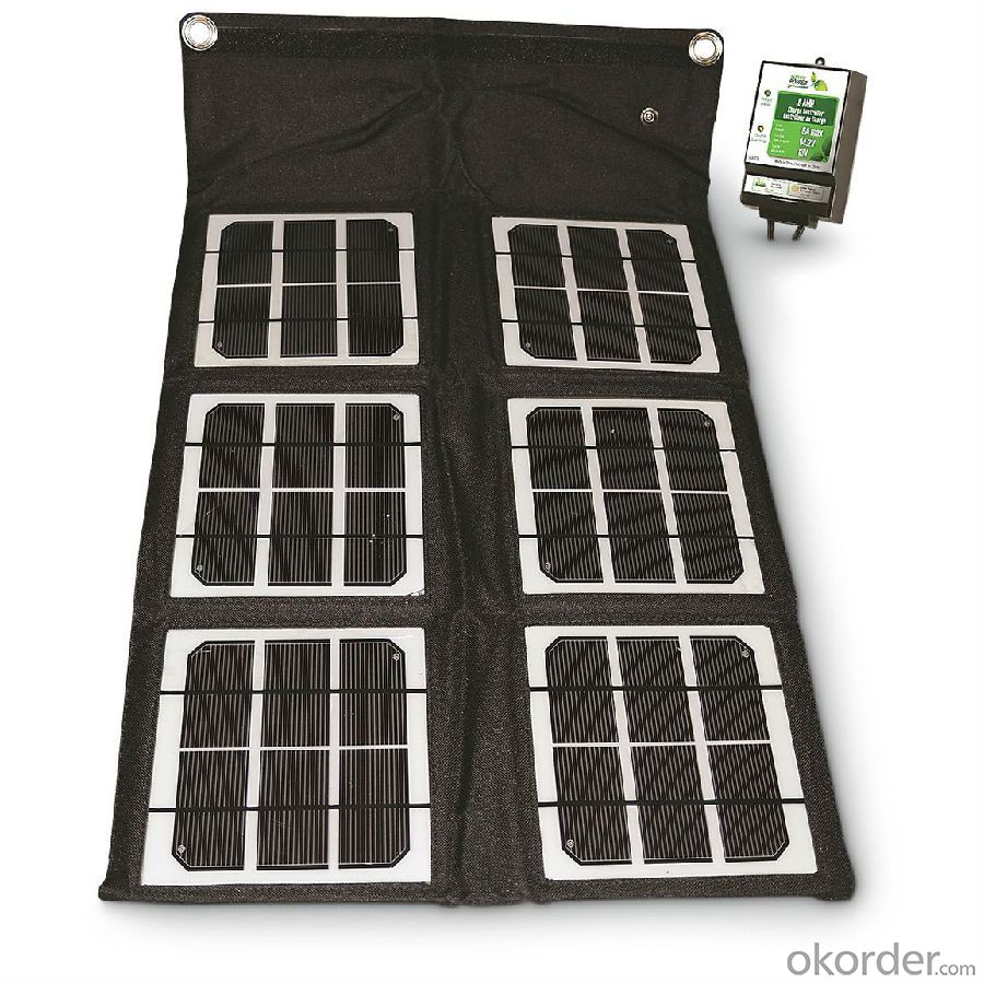 120W Folding Solar Panel with Flexible Supporting Legs