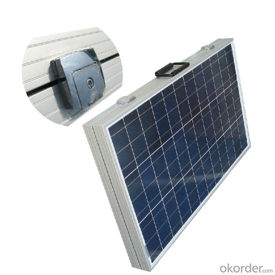 140W Folding Solar Panel with Flexible Supporting Legs for Camping