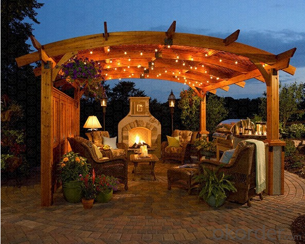 Outdoor Garden Party Patio Bistro Market Cafe  LED Globe Outdoor String Lights G40 Bulbs