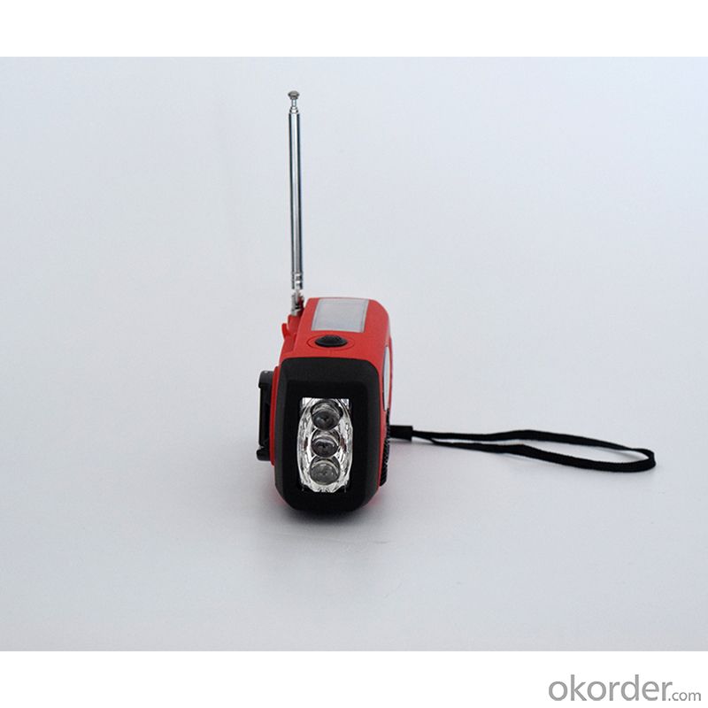 Solar Dynamo Radio with Charger and Flash Light